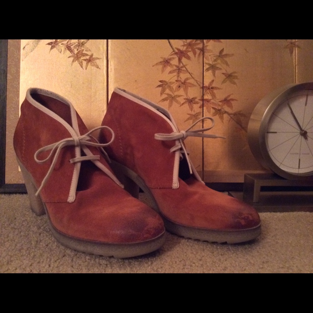 Anthropologie Jasper & Jeera lace up booties